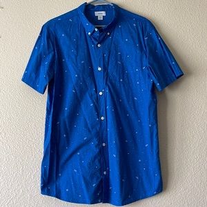 Minimalistic space pattern button down🪐